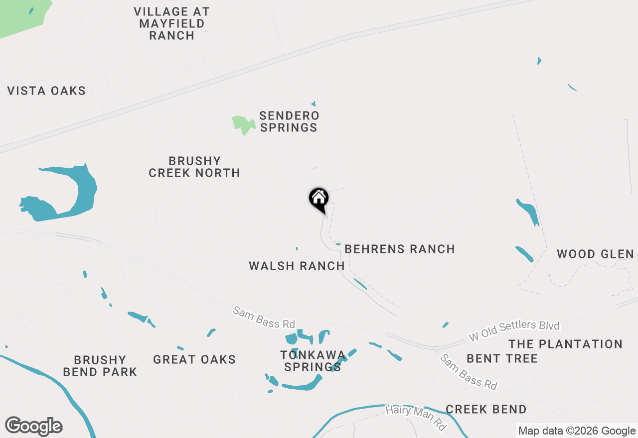 Map of 3420 Carya Ct, Round Rock, TX 78681