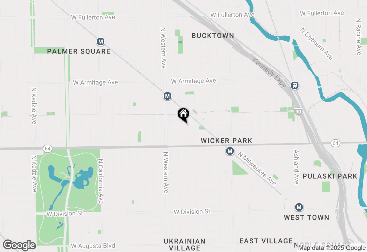 Map of 2300 W Wabansia #322, Chicago, IL 60647