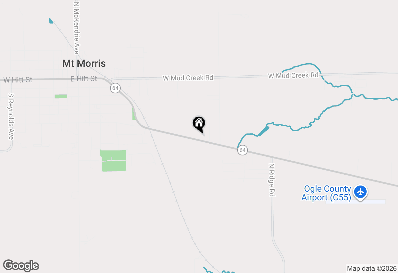 Map of 4126 W Il Rt 64, Mount Morris, IL 61054