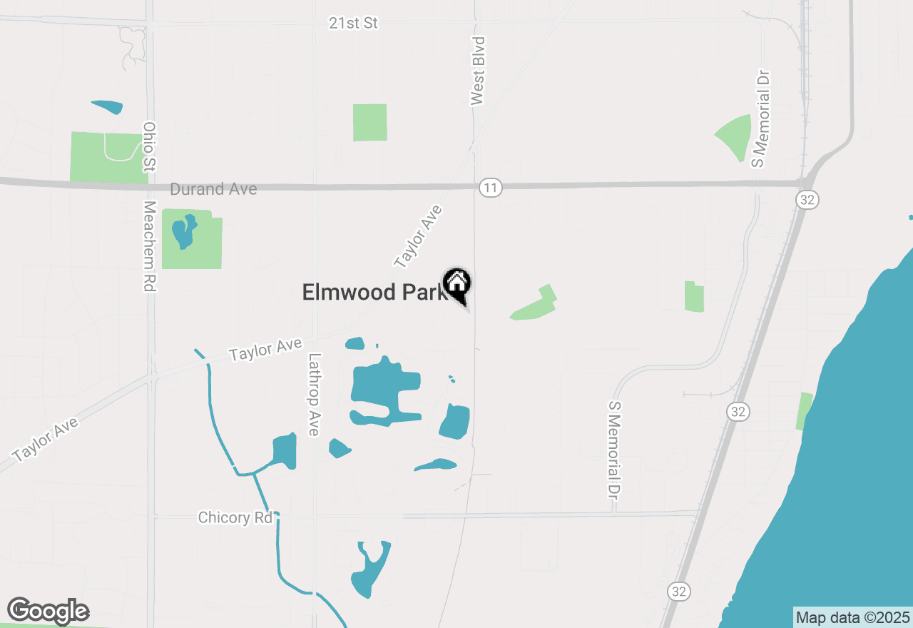 Map of 3450 E Elmwood Dr, Elmwood Park, WI 53405
