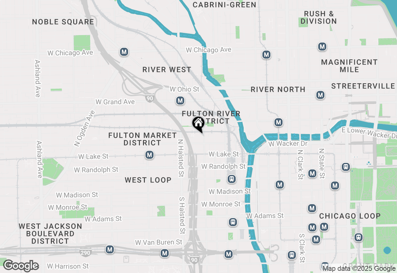 Map of 660 W Wayman Street #701, Chicago, IL 60661