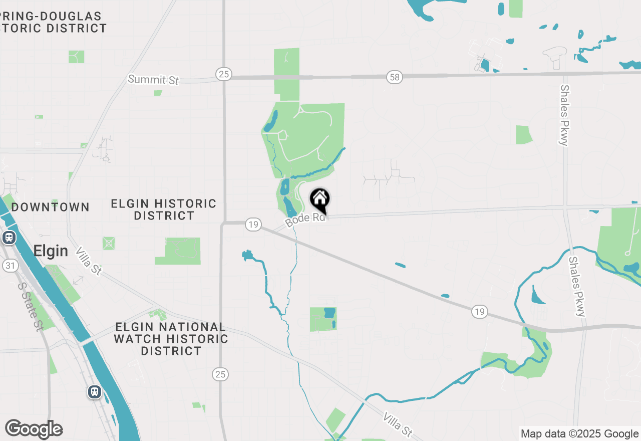 Map of 821 Bode Road #15, Elgin, IL 60120