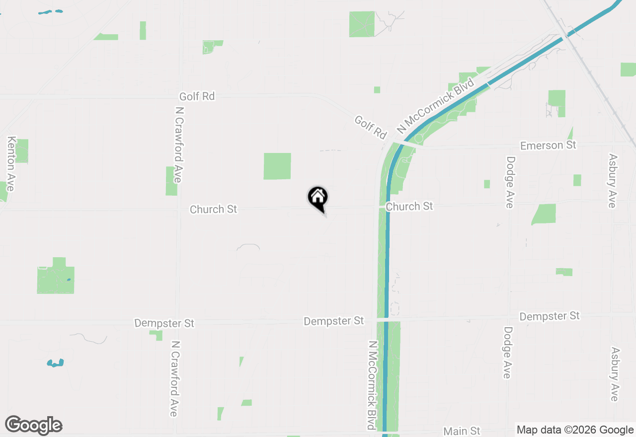 Map of 9132 Lincolnwood Drive, Evanston, IL 60203