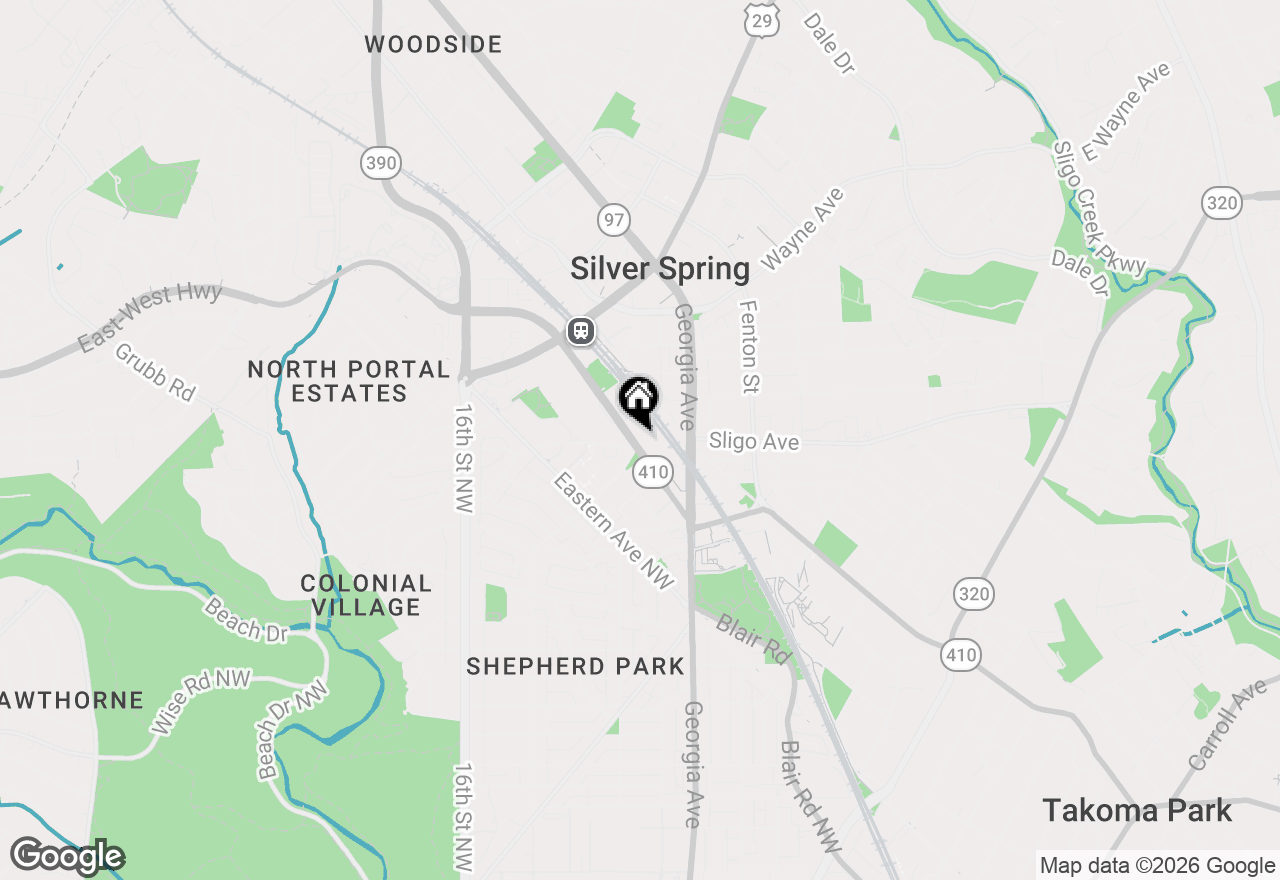 Map of 1201 E West Highway #245, Silver Spring, MD 20910