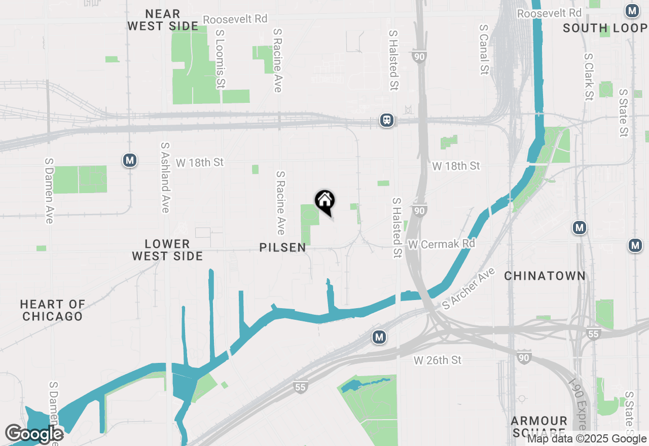 Map of 1030 W 21st Street, Chicago, IL 60608