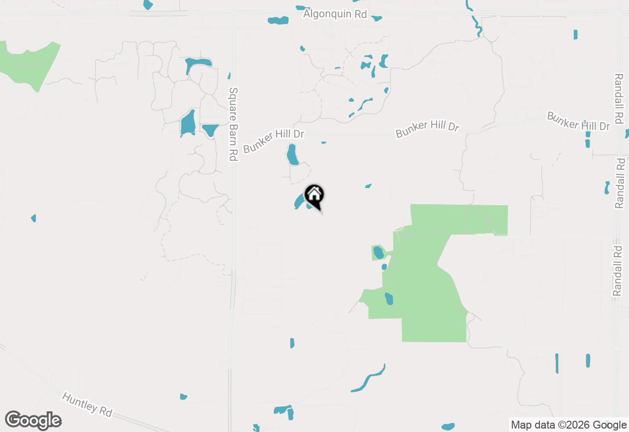 Map of 3650 Wintergreen Terrace, Algonquin, IL 60102