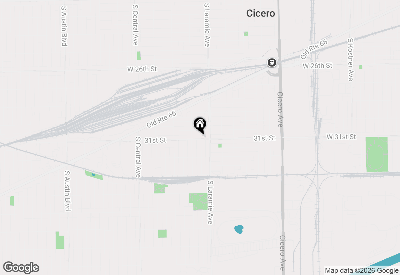 Map of 5222 W 31st Street, Cicero, IL 60804