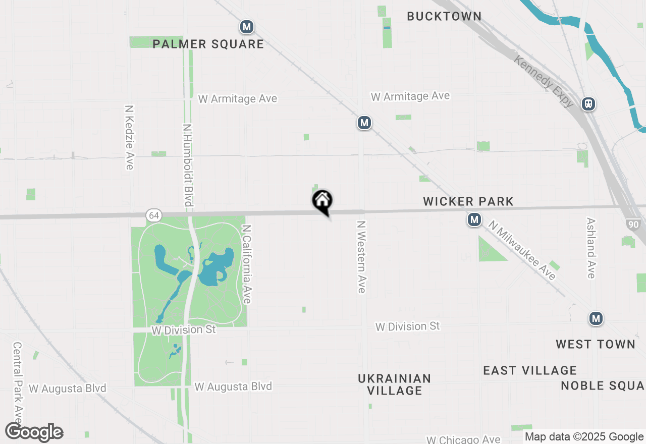 Map of 1541 N Maplewood Avenue, Chicago, IL 60622