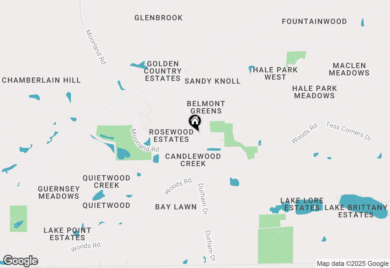 Map of W147S7152 Durham Pl, Muskego, WI 53150