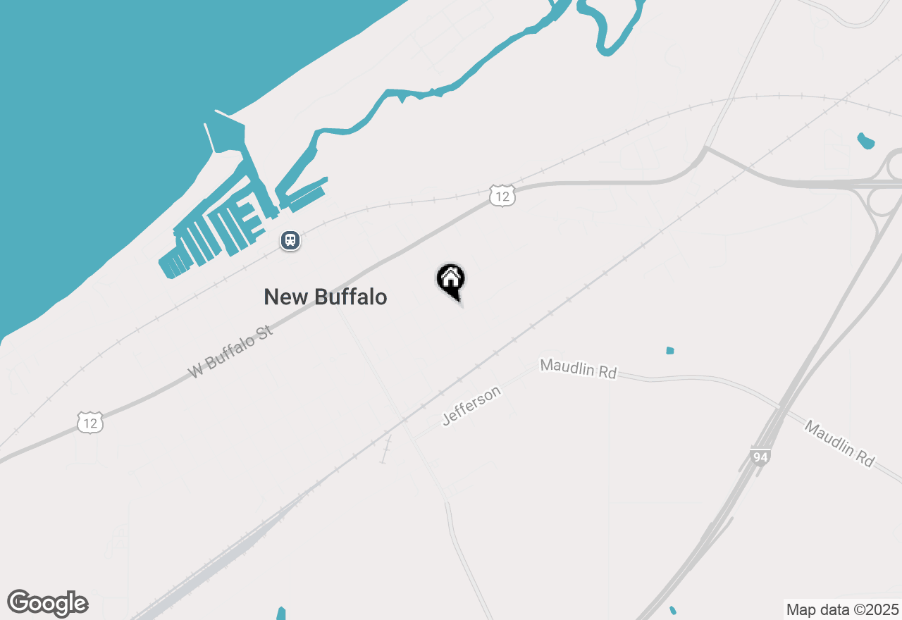 Map of 224 S Jameson Street, New Buffalo, MI 49117