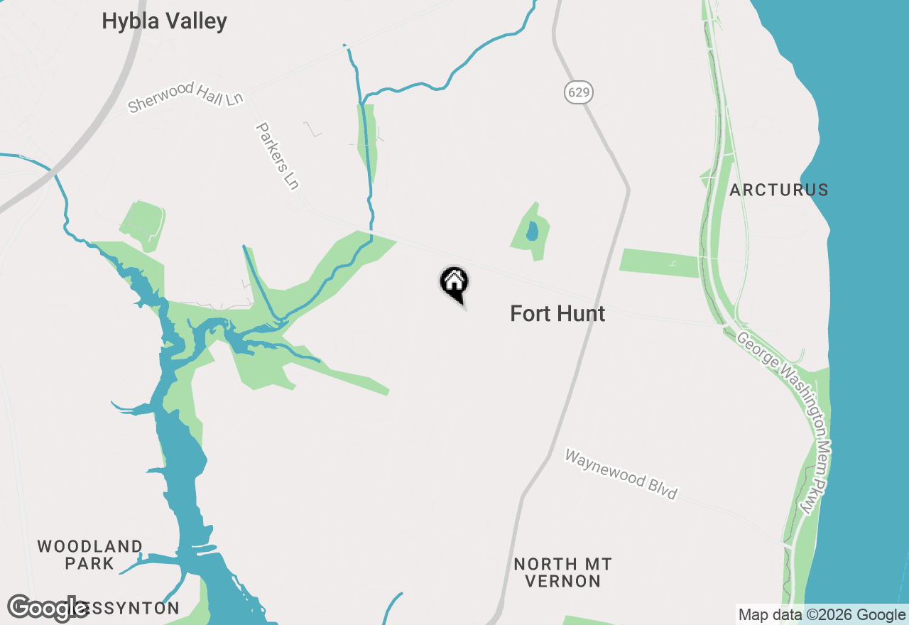 Map of 1905 Cool Spring Drive, Alexandria, VA 22308