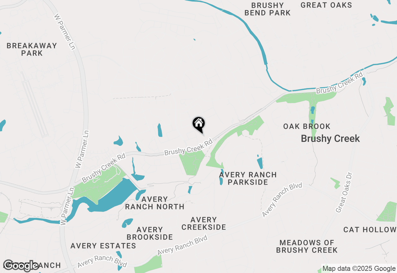 Map of 612 Acadia Bnd, Cedar Park, TX 78613
