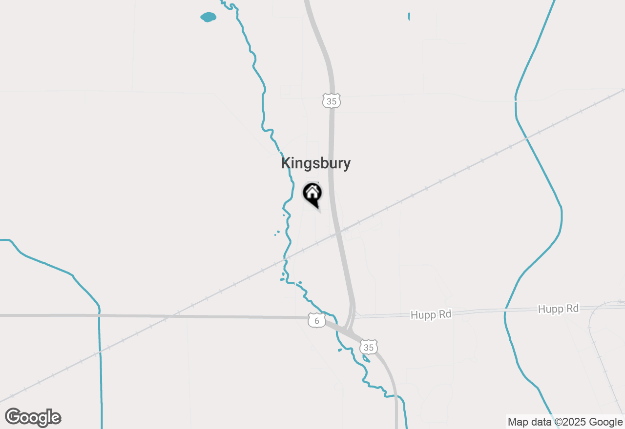 Map of 102 Elizabeth Street, Kingsbury, IN 46345