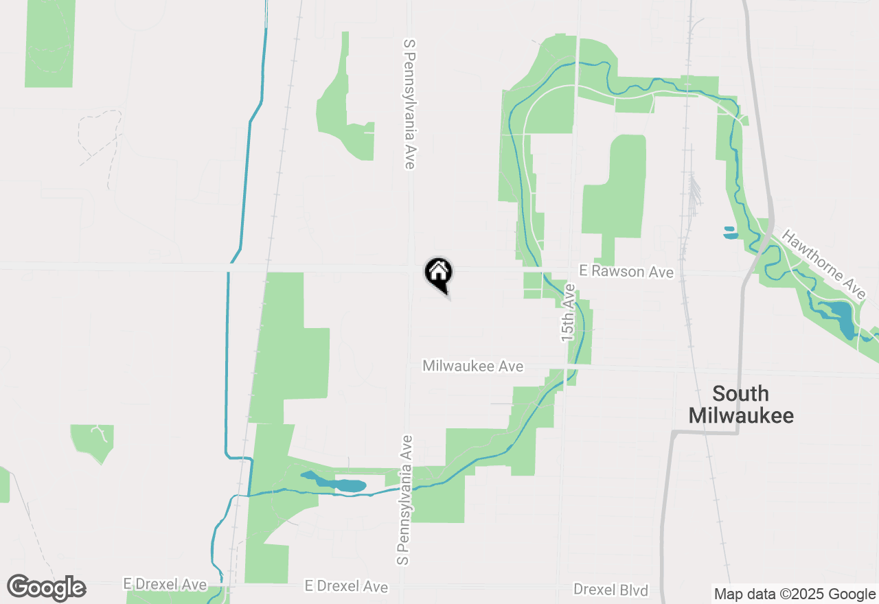 Map of 1810 Manitoba Ave, South Milwaukee, WI 53172