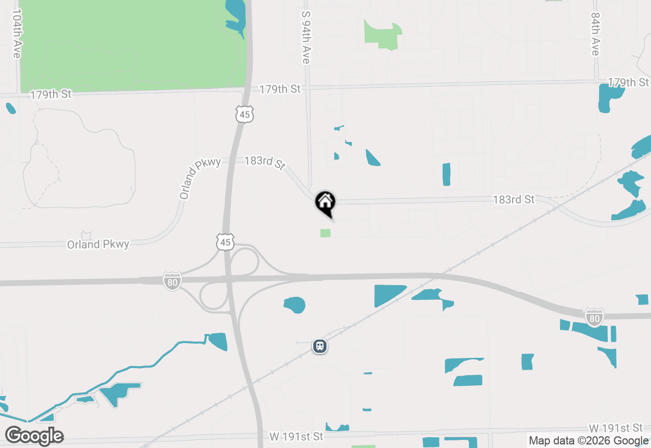 Map of 9327 Pleasant Avenue, Tinley Park, IL 60487
