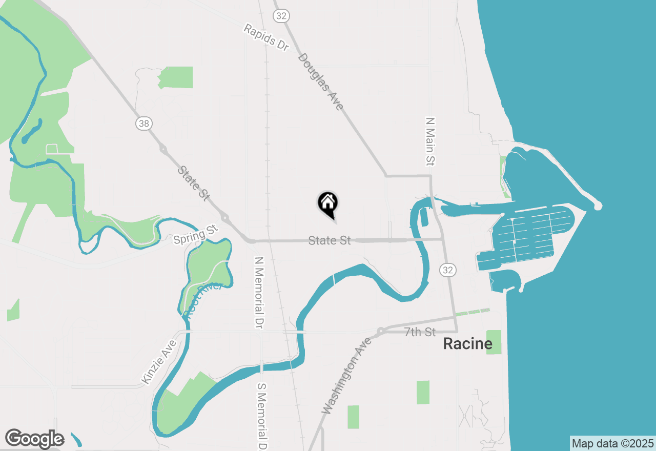 Map of 930 Marquette St, Racine, WI 53404
