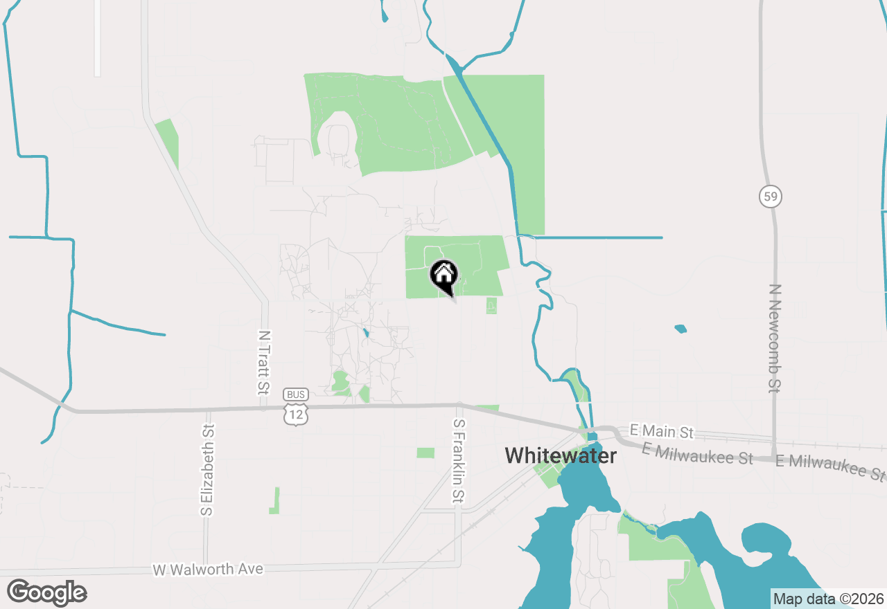 Map of 277 N Esterly Avenue, Whitewater, WI 53190