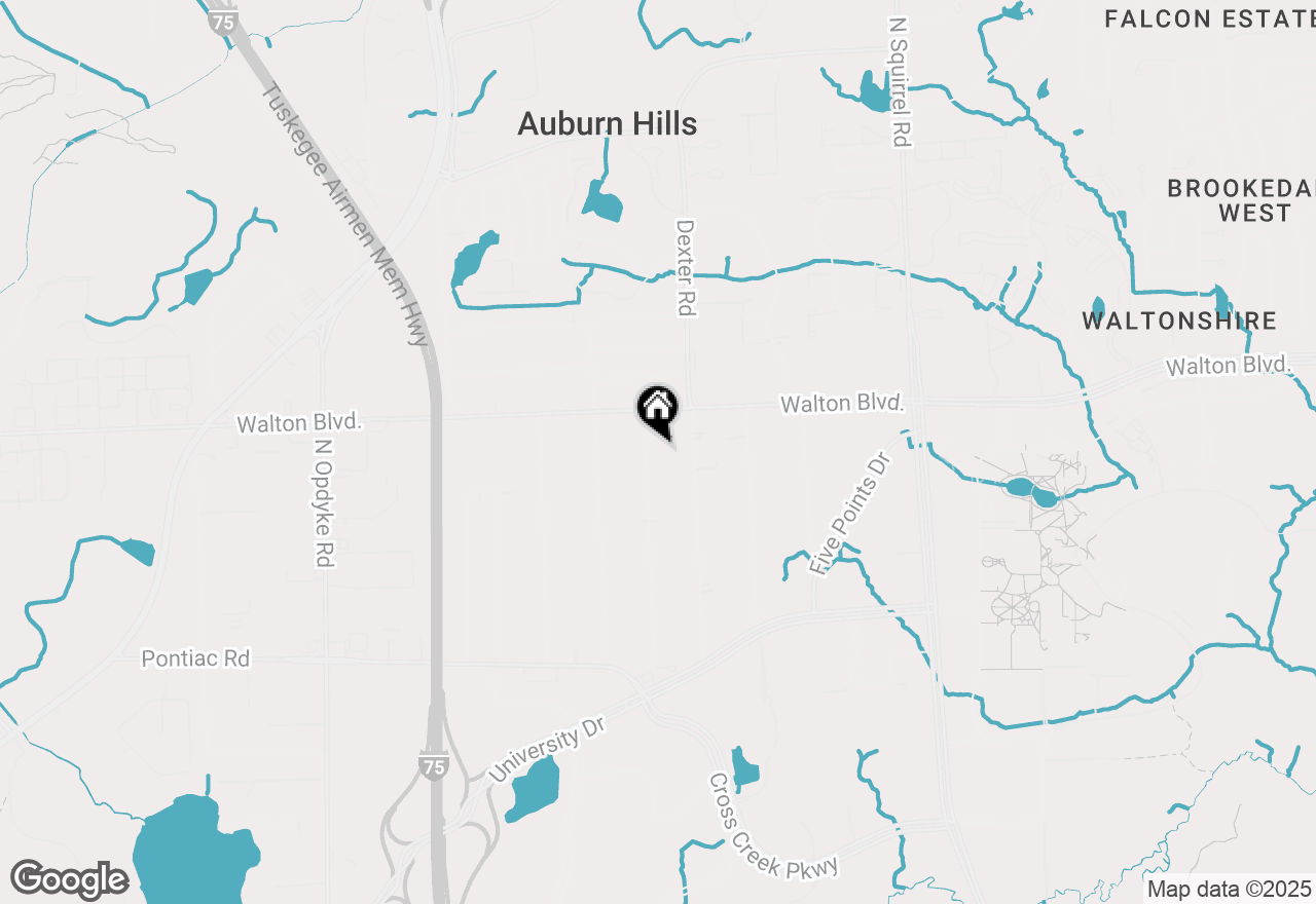 Map of 2436 Richwood Road, Auburn Hills, MI 48326