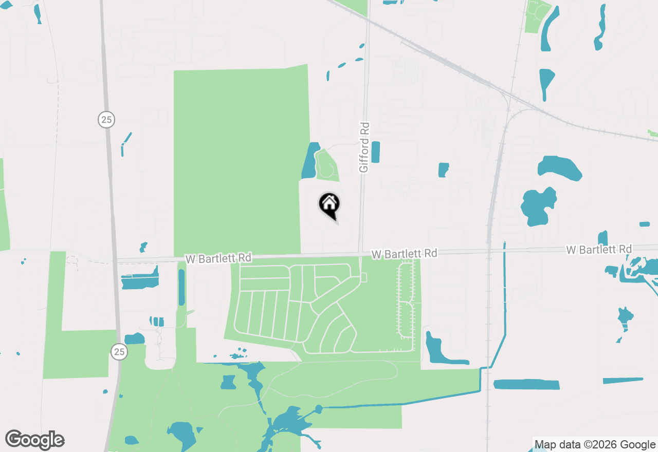 Map of 1987 Osprey Court #1987, Bartlett, IL 60103