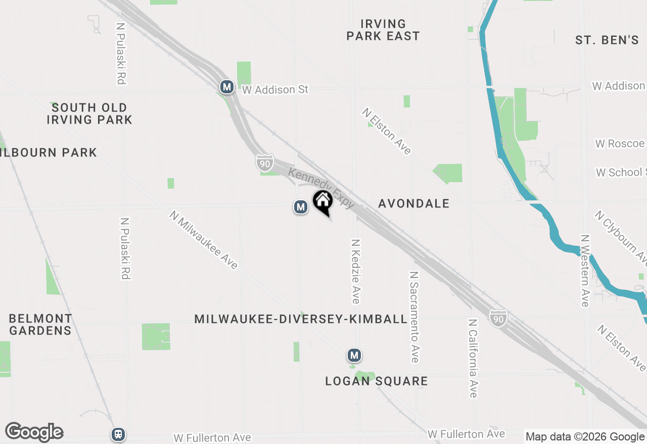 Map of 3120 N Spaulding Avenue, Chicago, IL 60618