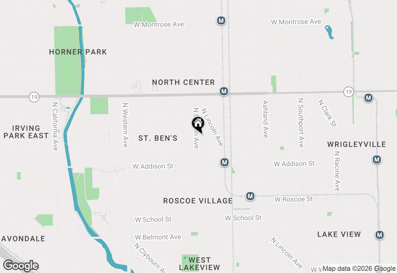 Map of 3737 N Damen Avenue #1, Chicago, IL 60618