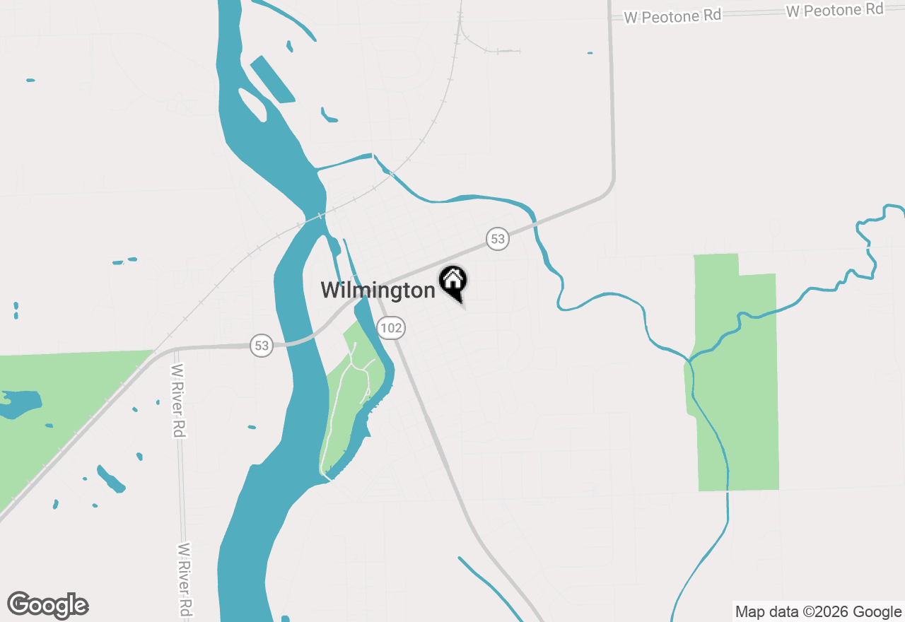 Map of 315 S Joliet Street, Wilmington, IL 60481