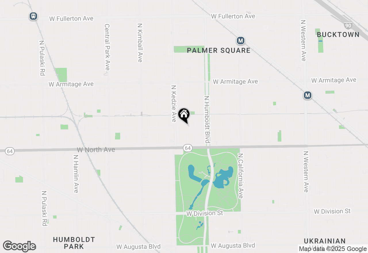 Map of 1715 N Troy Street, Chicago, IL 60647