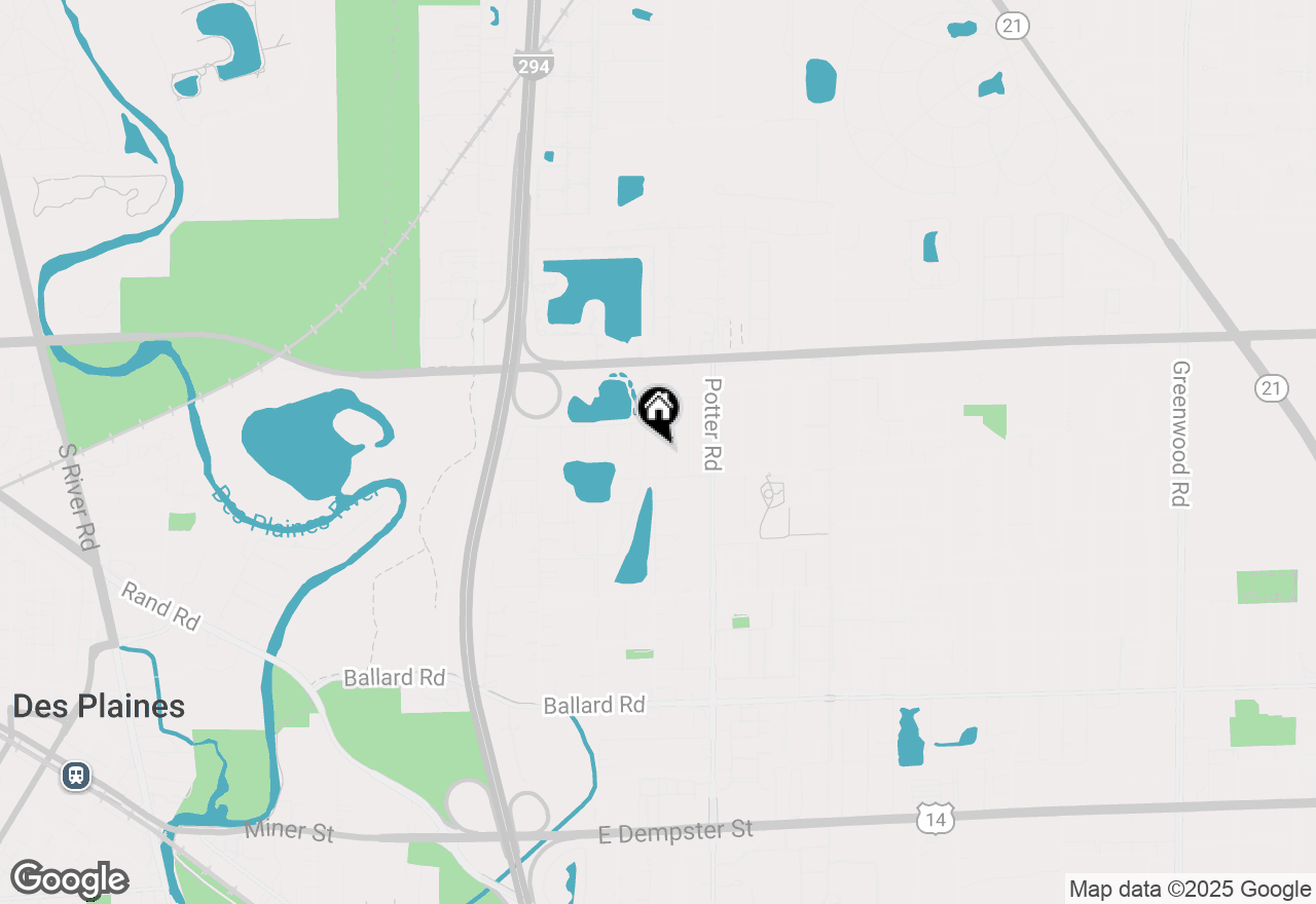 Map of 9416 Meadow Lane, Des Plaines, IL 60016