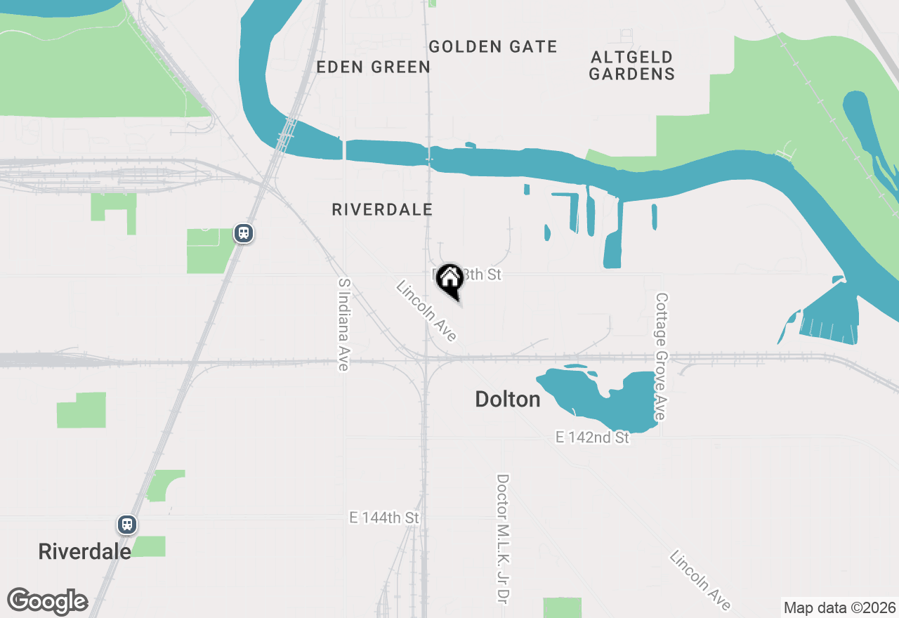 Map of 13841 Forest Avenue, Dolton, IL 60419