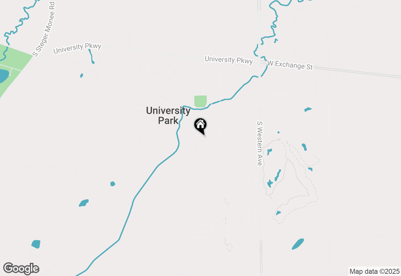 Map of 607 Sullivan Lane, University Park, IL 60484