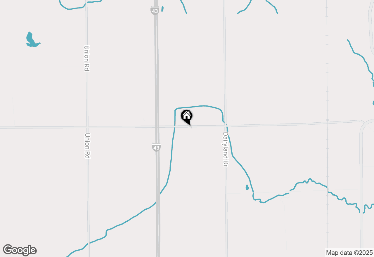 Map of W1415 County Road Mm, Cleveland, WI 53015