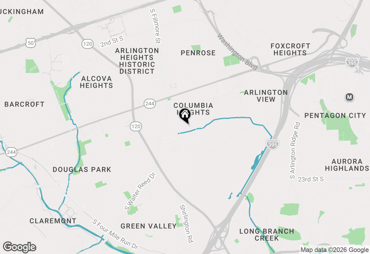Map of 1401 S Edgewood Street #500, Arlington, VA 22204
