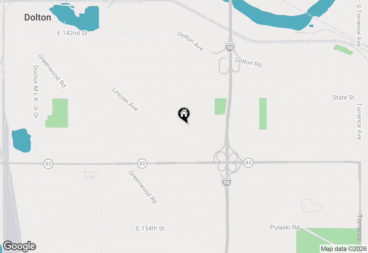 Map of 14737 Kimbark Avenue, Dolton, IL 60419