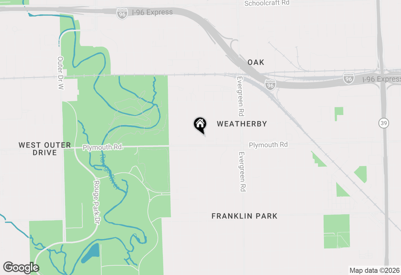 Map of 20619 Patton Court, Detroit, MI 48228