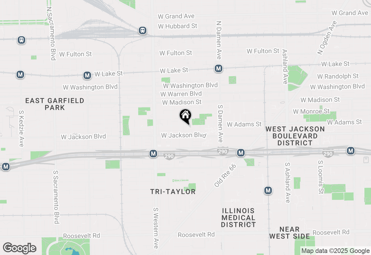 Map of 204 S Leavitt Street #401, Chicago, IL 60612