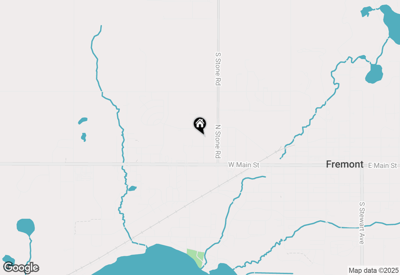 Map of 233 N Westwood Avenue, Fremont, MI 49412