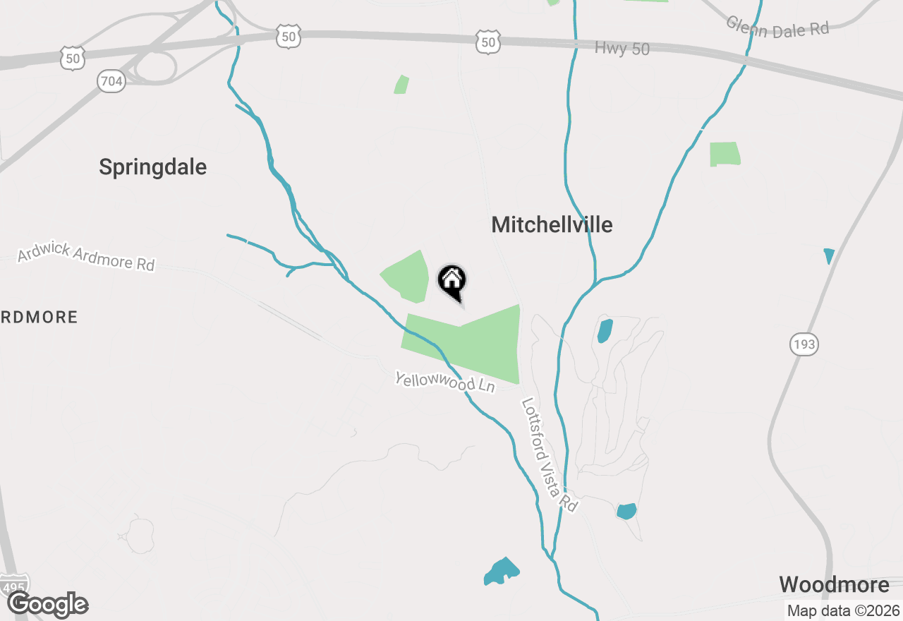 Map of 10308 Bald Hill Road, Bowie, MD 20721