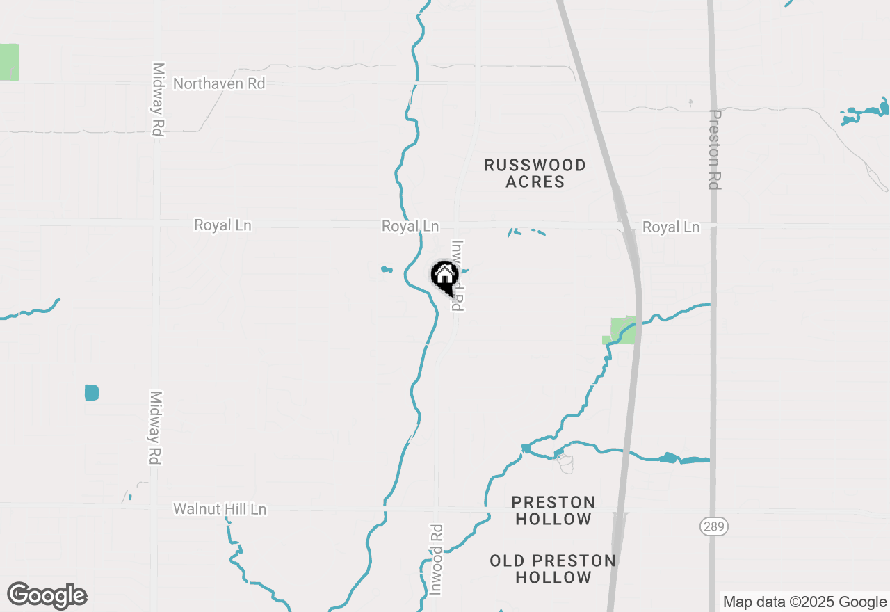 Map of 10573 Inwood Road, Dallas, TX 75229