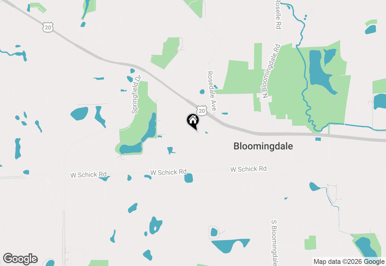 Map of 42 Royal Lane, Bloomingdale, IL 60108