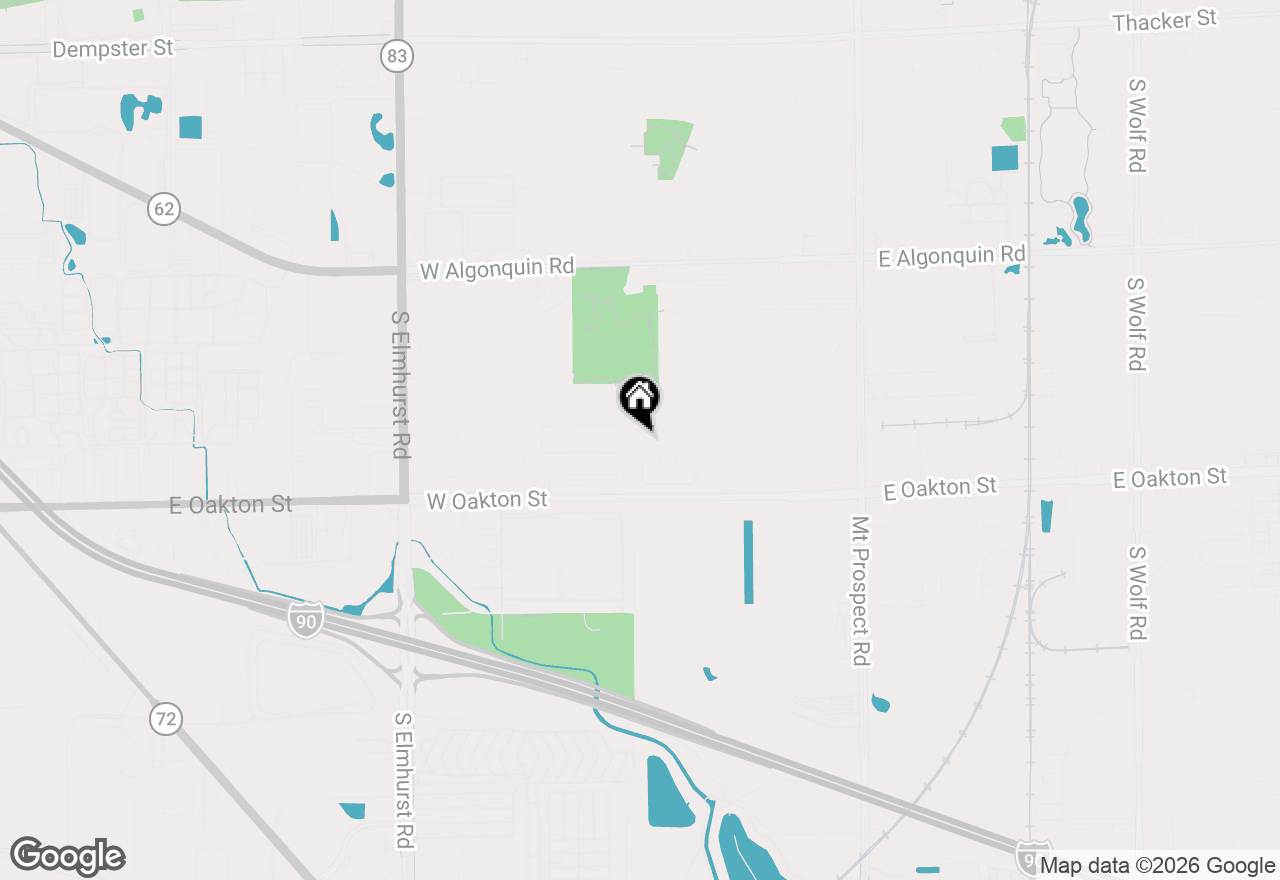 Map of 1530 Miami Lane, Des Plaines, IL 60018