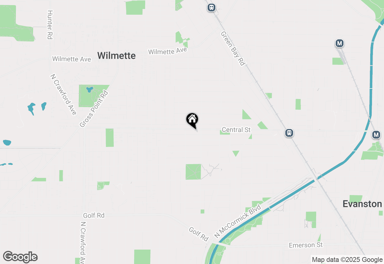Map of 2726 Central Street #3D, Evanston, IL 60201