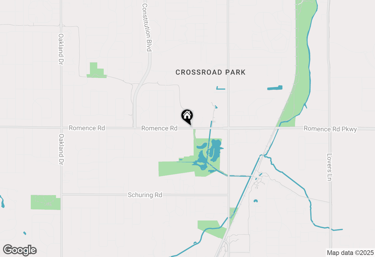 Map of 633 Romence Road, Portage, MI 49024