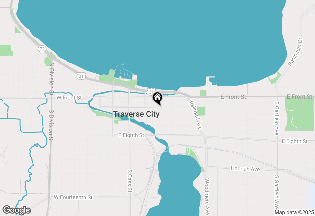 Map of 204 Boardman, Traverse City, MI 49684