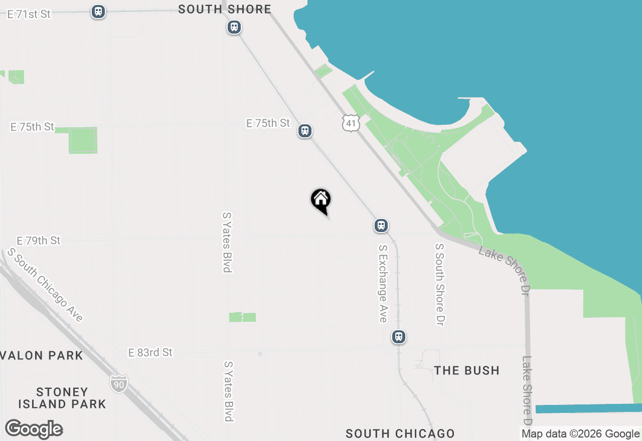 Map of 7829 S Marquette Avenue, Chicago, IL 60649