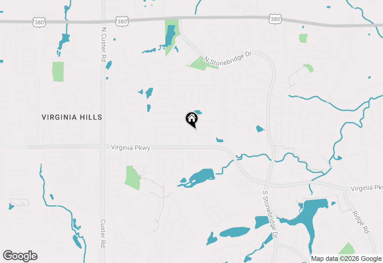 Map of 7716 Val Verde Drive, Mckinney, TX 75071