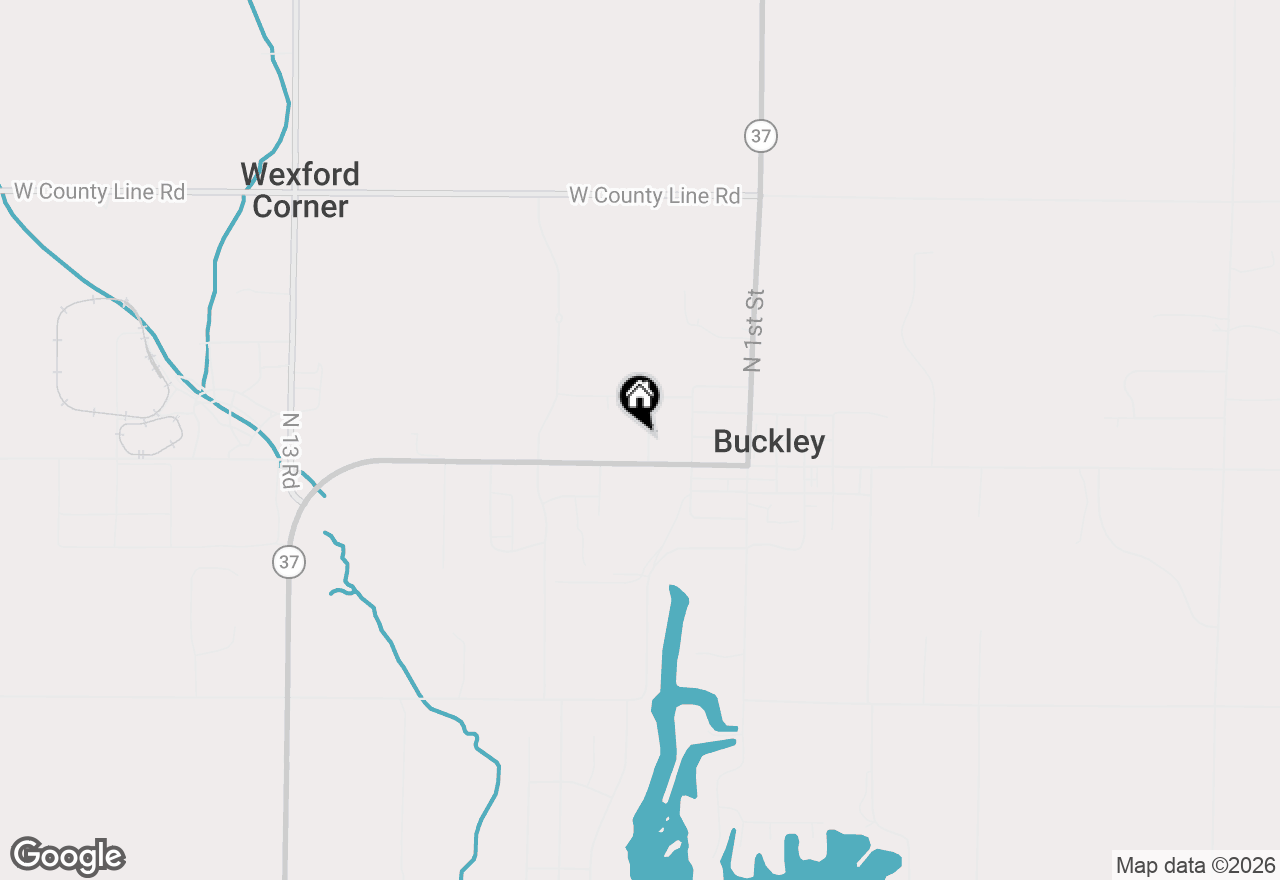 Map of 107 Purdy Drive, Buckley, MI 49620