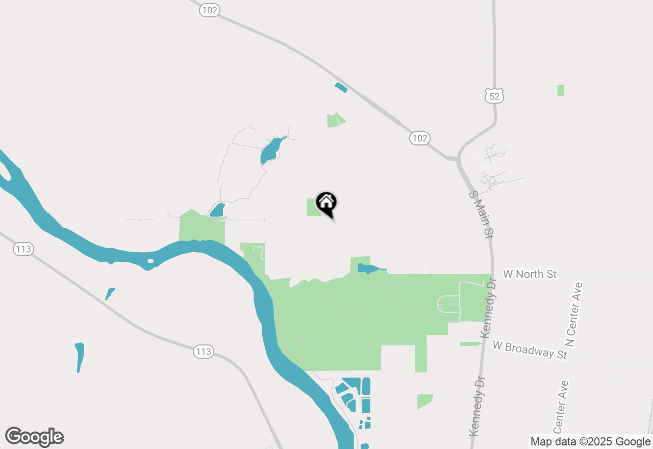 Map of 830 W River Street, Bourbonnais, IL 60914