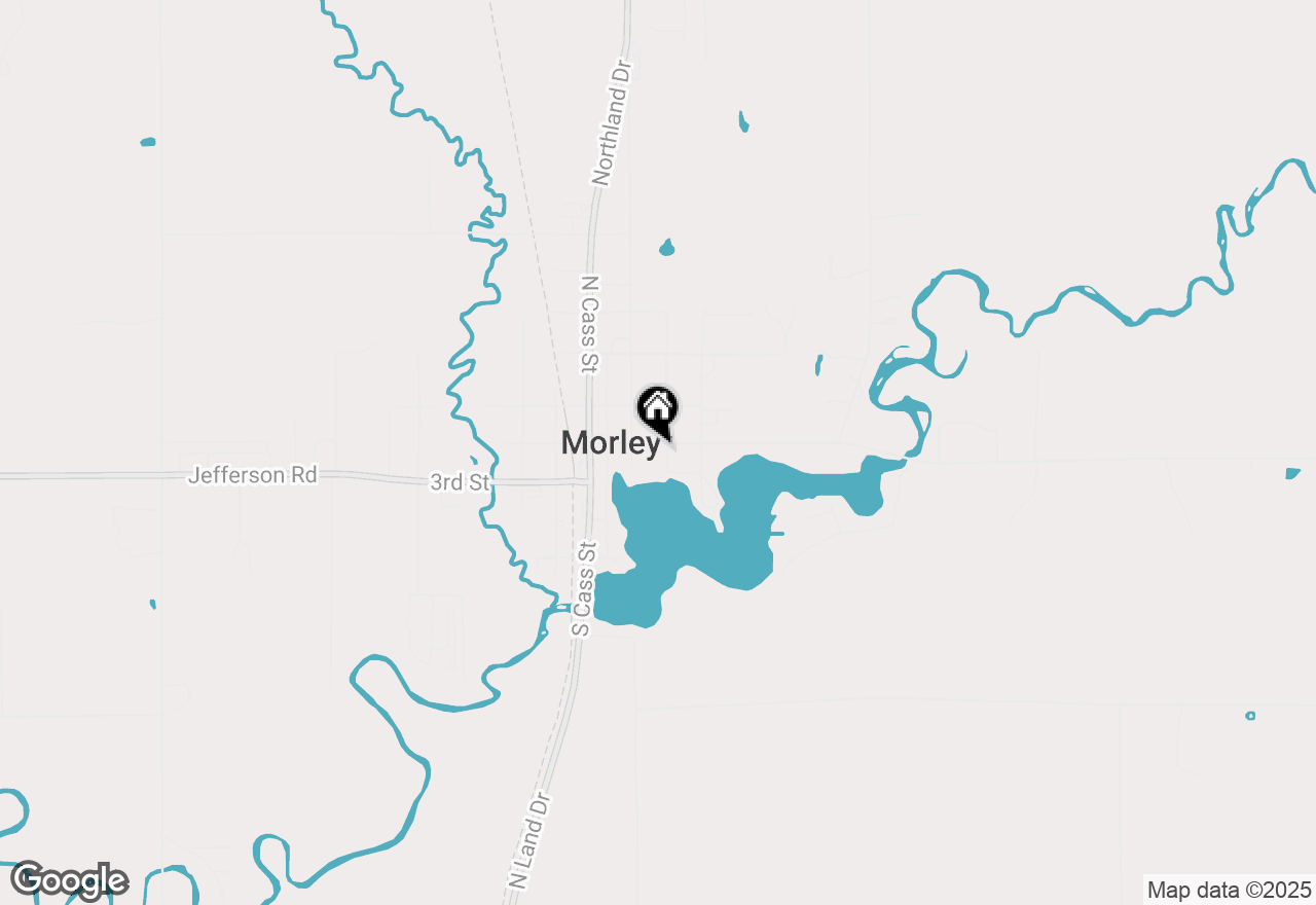 Map of 284 4th Street, Morley, MI 49336