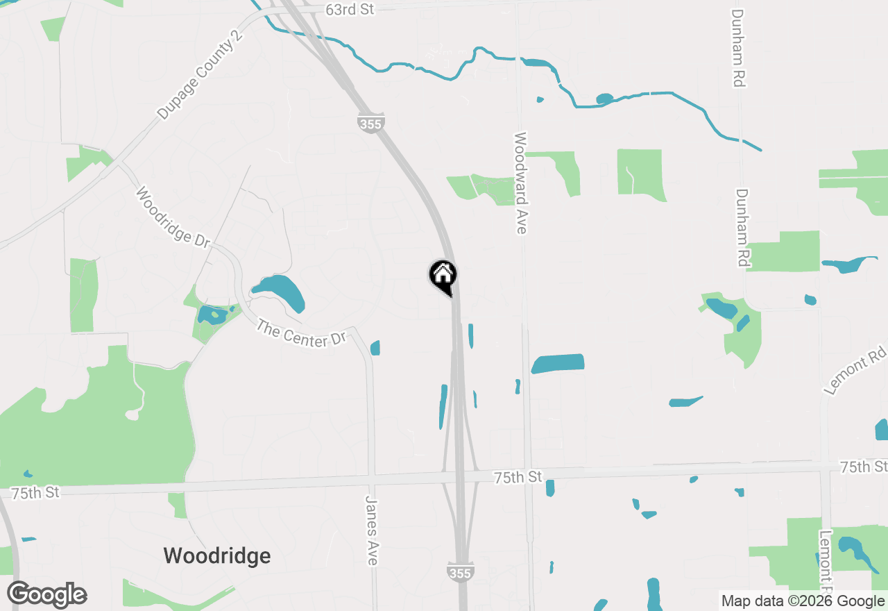 Map of 7030 Park Lane Court #101, Woodridge, IL 60517