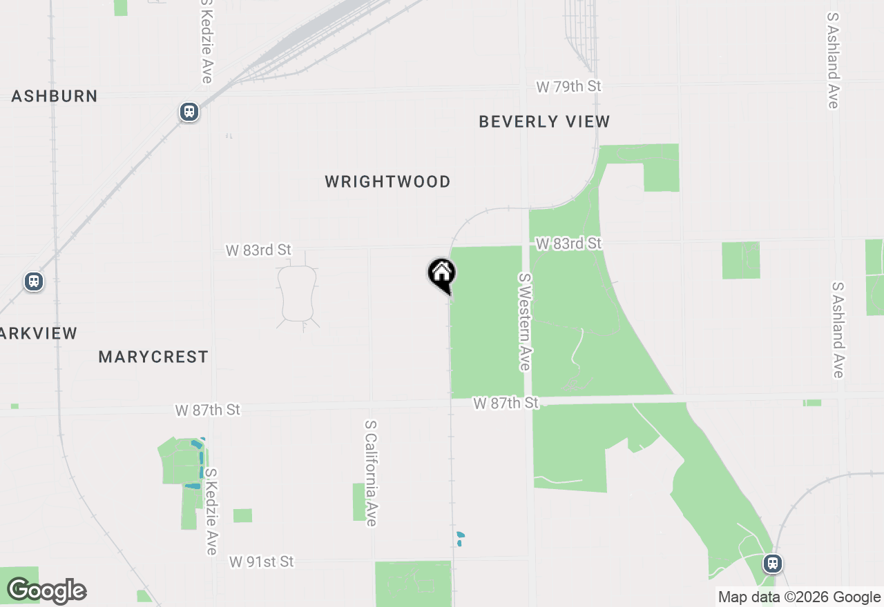 Map of 8431 S Rockwell Street, Chicago, IL 60652